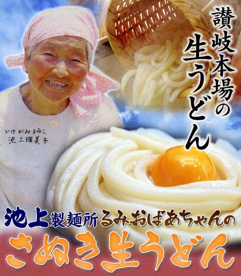 讃岐うどん るみばあちゃん [るみおばあちゃんの生うどん] 1袋300g×3袋 [9食入り] 送料無料 うどん さぬきうどん 讃岐うどん 香川 国産 お取り寄せグルメ グルメ お取り寄せ 常温 ゆうパケット代引不可同梱不可 買いまわりのサムネイル