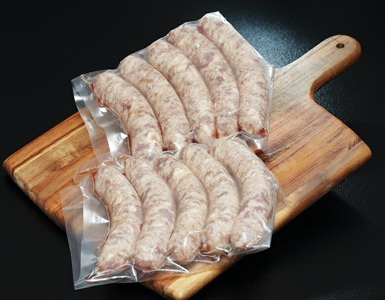 スペイン産原料使用 『イベリコ豚 生サルシッチャ』 プレーン 500g×5P（1P：5本入り） 計2.5kg 国内加工 ※冷凍のサムネイル