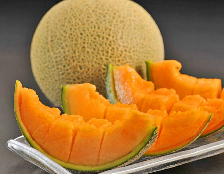 クインシーメロン 熊本県産 赤肉 メロン 2～3Lサイズ 優品以上 2玉 約1.8kg 簡易箱 ※常温 送料無料