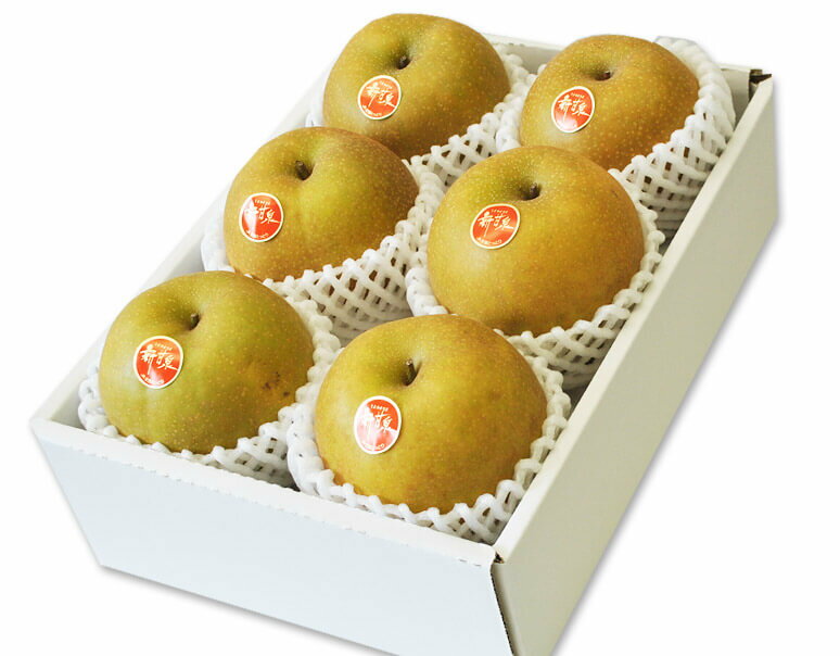 糖度13度以上『新甘泉（しんかんせん）梨』 鳥取県産 秀 約2.4kg（5～9玉）簡易箱 ※冷蔵　送料無料のサムネイル