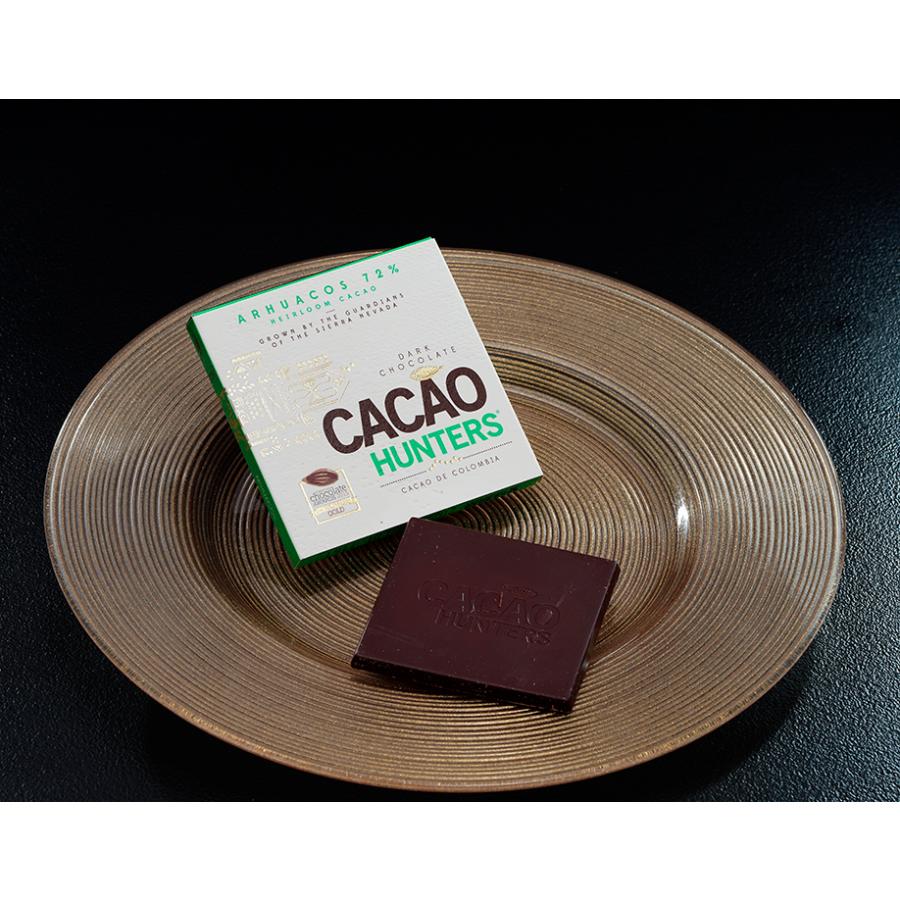 おまとめ買いのチャンス!【賞味期限間近】カカオハンター チョコレート タブレット CACAO HUNTERS 『アルアコ72%』 3枚(1枚28g) ※冷蔵