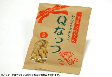 Qなっつ キューナッツ 節分 節分豆 豆まき 千葉県八街産 焙煎 煎り豆 100g×2袋 落花生 ピーナッツ 送料無料 ゆうパケット