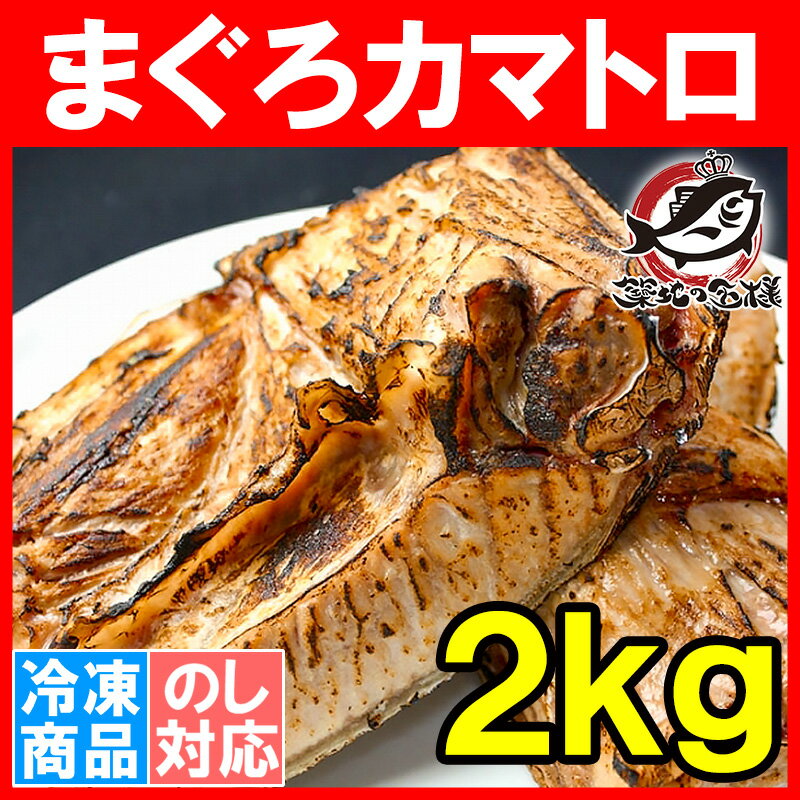 まぐろカマ 2kg 塩をふって焼くだけで本当に旨い。抜群に脂がのったまぐろカマトロをたっぷりのボリュームで！【鮪 マグロ かま カマ まぐろかま まぐろカマ マグロカマ カマトロ バーベキュー 築地市場 豊洲市場】rn