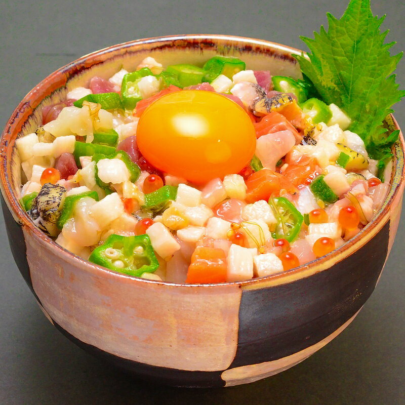 【週末限定】【送料無料】海鮮ねばねばぶっかけ爆弾＜230g・約2人前＞【海鮮丼 海鮮爆弾 本ま...