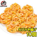 えびかき揚げ 10個入り 300g かき揚げ かきあげ かき揚げ丼 海老かき揚げ 天ぷら】 【海老天 天丼 年越しそば 蕎麦 海老 エビ えび 築..