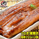 送料無料 超特大 国産うなぎ蒲焼き 平均250g前後×4尾 タレ付き 柔らかうなぎを丁寧に焼き上げた!まさに国産の最高級品質。デパ地下にも卸しています うなぎ ...