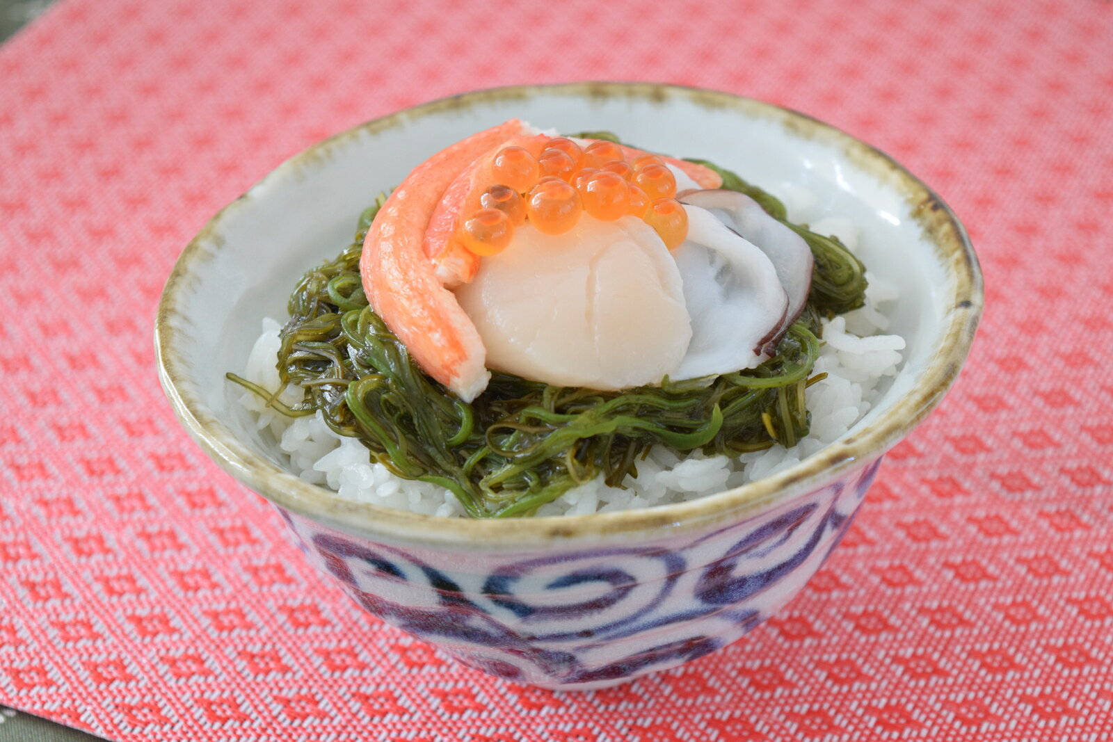 海美漬（うみづけ）〜5種の海鮮丼〜1食分　三陸産めかぶ、かに、ほたて、たこ、いくら　ごはんのお供　酒の肴　つまみ　海鮮丼　贈答　お土産 2