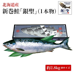 銀聖新巻鮭（1本物） 2.8kg 北海道様似産