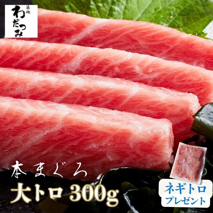 母の日 父の日 プレゼント ギフト ＼マグロ頭肉プレゼント中／ 本マグロ 大トロ 柵 300g ◆ マグロ 刺身 まぐろ 鮪 本マグロ トロ 柵 冷凍 お取り寄せ 夏 築地 贈り物 刺身 海鮮 刺し身 お刺身 自宅用 熨斗 お中元