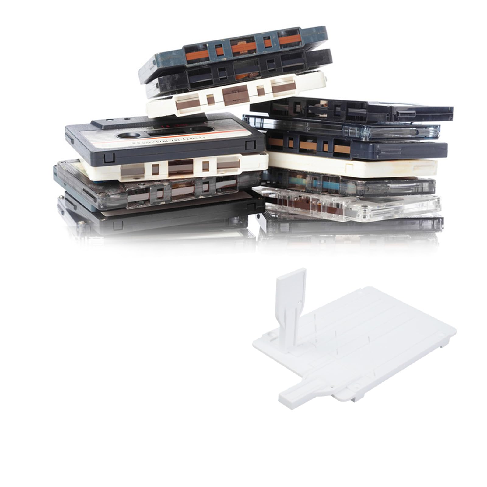 1/2in 1/4inテープスプライシングブロックフィクサーフルトラックスプライシングプレートを備えたリールからリールテーププレーヤーにリールを開くために設定