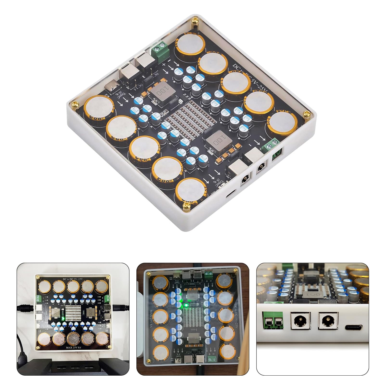 電源電源サウンドカードアンプ5V-25Vを切り替えるための電気プロセッサーデコードボード