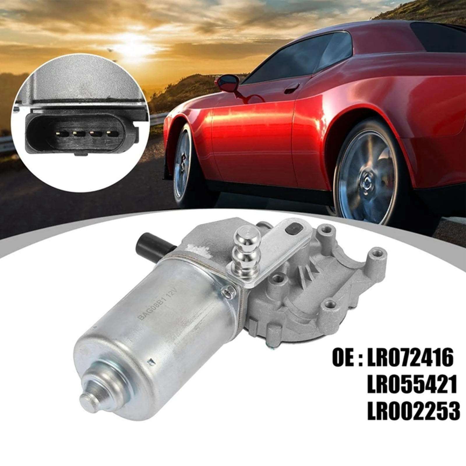 プレミアム自動車ワイパーモーターダイレクトフィット車両LR072416 LR002253 LR055421耐候性頑丈なデザ..