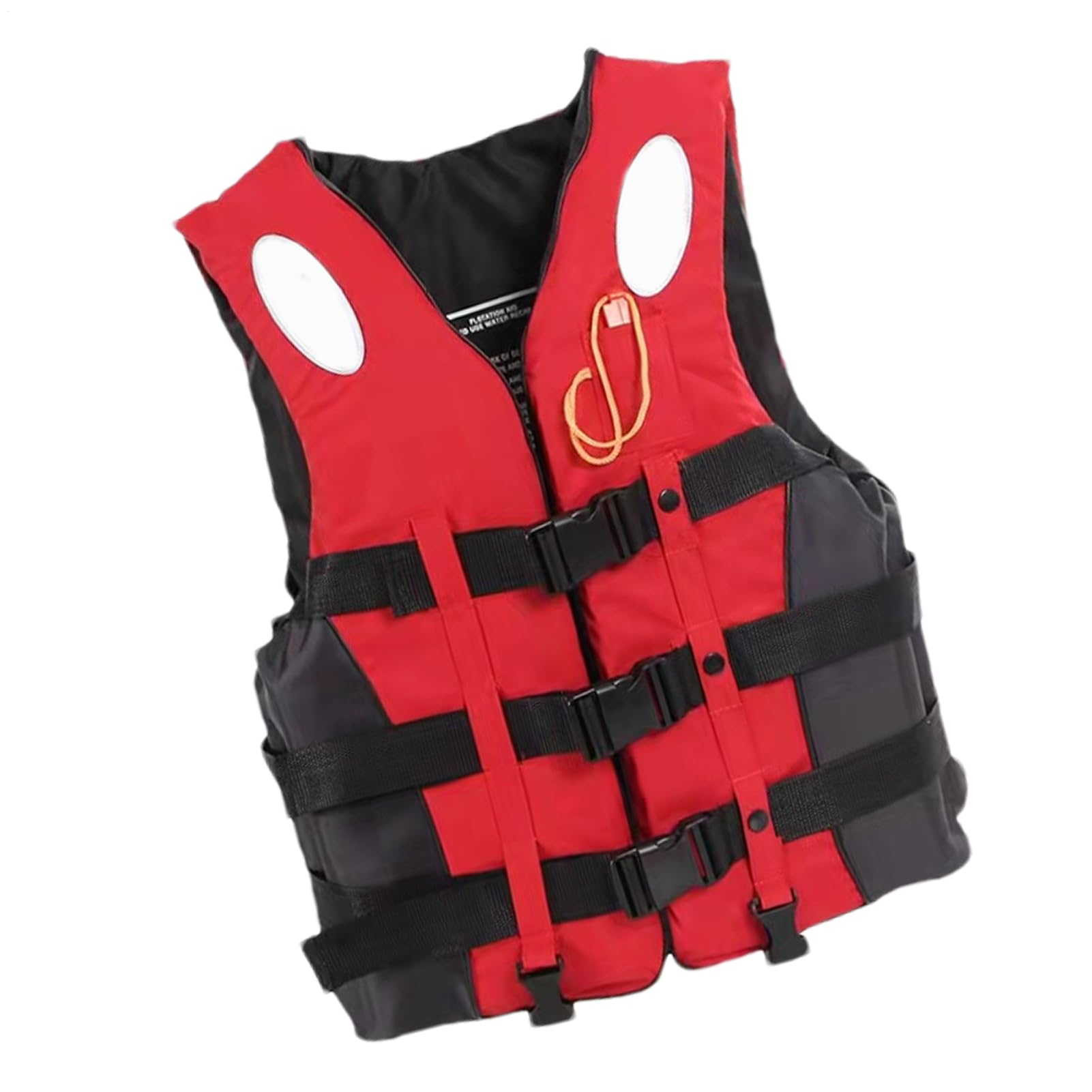 救命胴衣、浮力ジャケット,ホイッスル付きユニセックス調節可能なスイムベスト - 浮力ジャケット フロ..