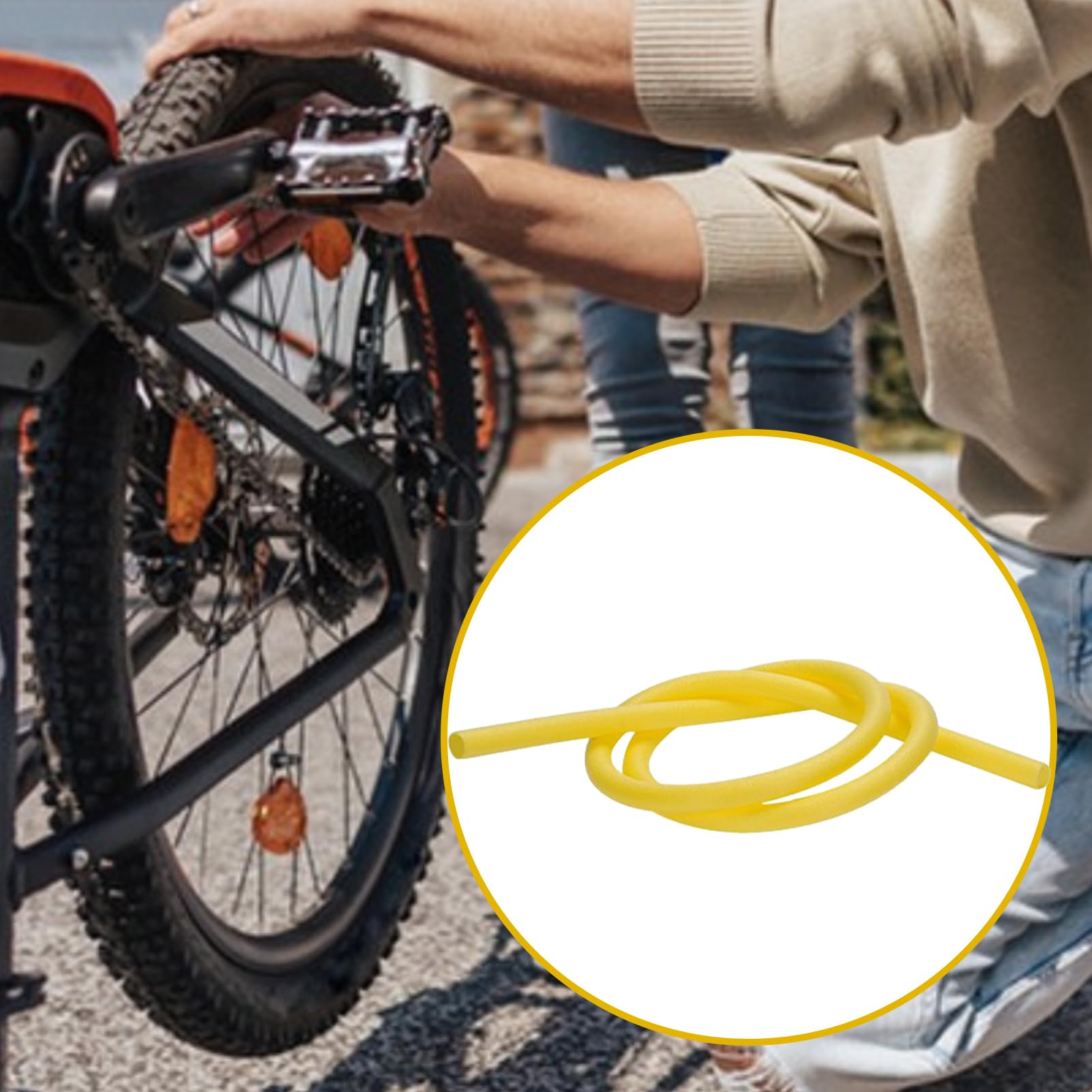 自転車用タイヤチューブ | ロードバイク向けタイヤインサート交換部品 - 耐候性 軽量 グラベルライド ..