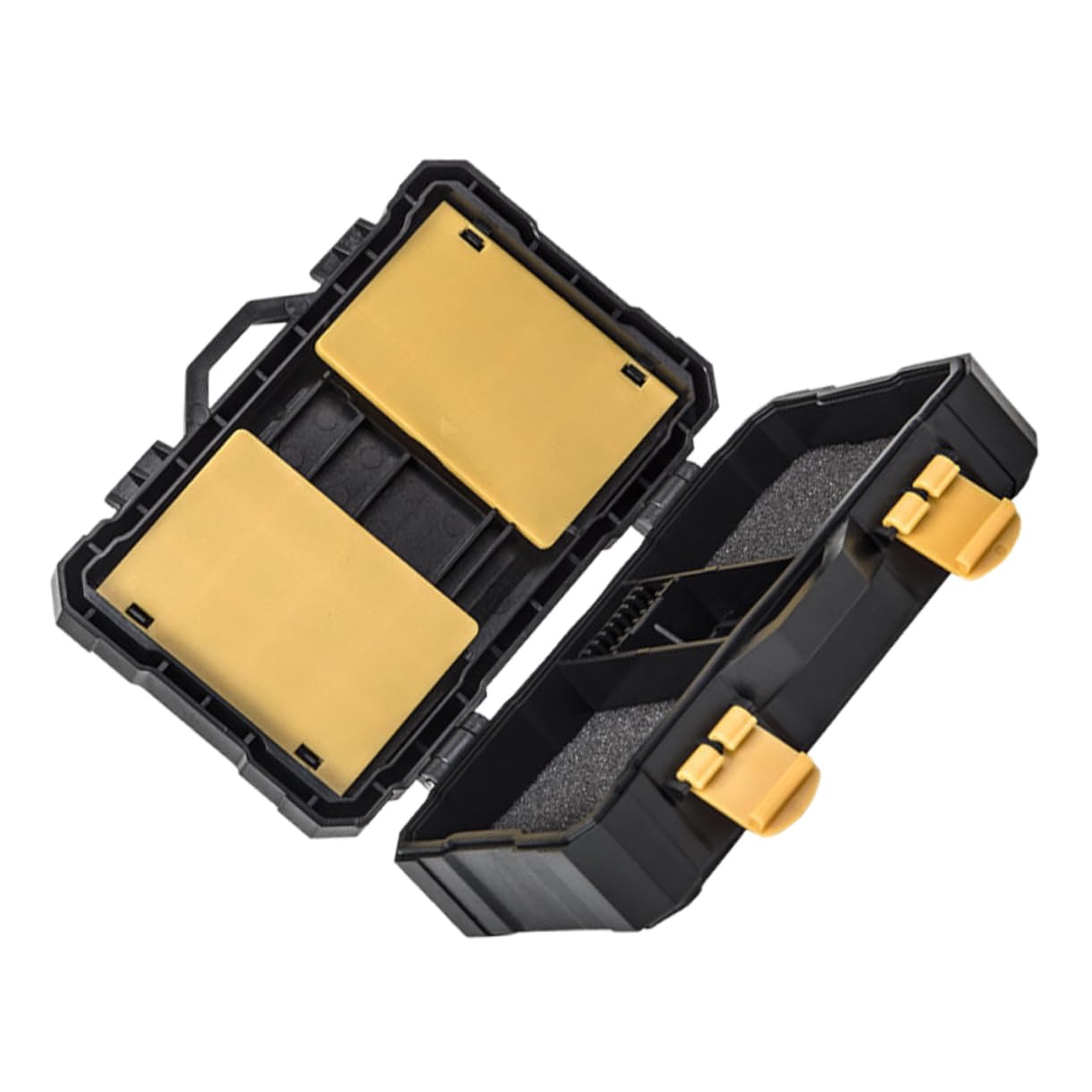 カメラバッテリーホルダー 耐衝撃収納ケース メモリーカードとバッテリー用 高表面硬度 耐砂性 整理 簡単に選択 コンパクトデザイン ブ..