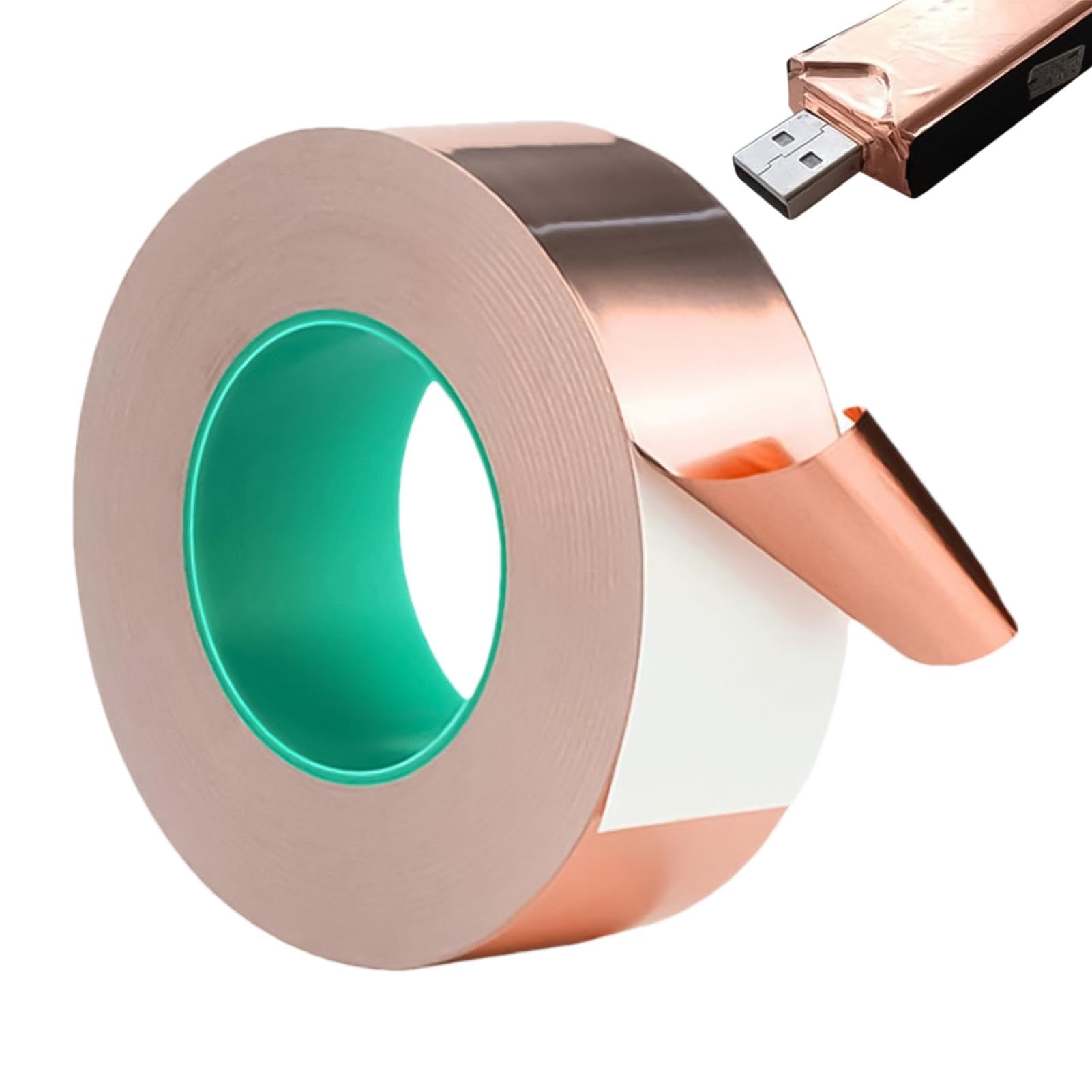 銅テープナメクジよけ、カタツムリ保護用銅テープ、銅ナメクジテープ、自己粘着ナメクジ忌避テープ銅ナ..