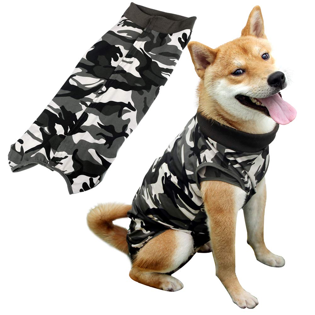 犬用術後ウェア 腹部の傷口保護 傷舐め防止 エリザベスカラーに代わる 避妊手術 皮膚保護