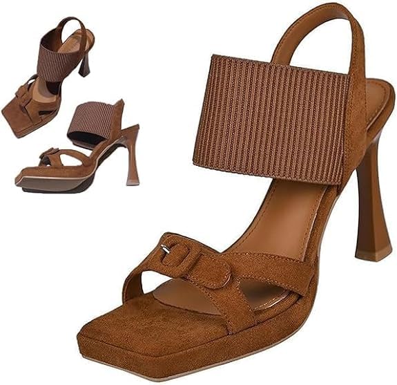 オープントゥ サンダル レディース ハイヒール キャバ サンダル 8cm ヒール 二次会 結婚式 謝恩会 発表会 披露宴 軽量 歩きやすい 通気性 室内履き 通勤 美脚