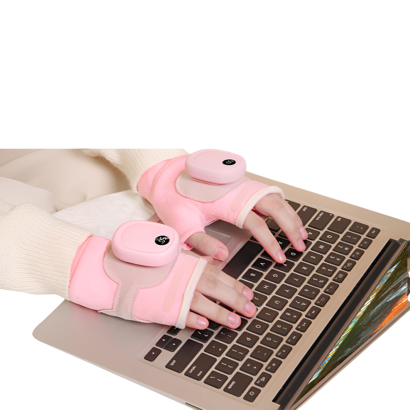 暖かい手袋 暖房用品 保温蓄熱 継続的な暖かさ インテリジェント暖房手袋 バイクライディング用ヒーター付きグローブ 取り外し可能 充電式防爆 インテリジェント急速充電 アウトドアスポーツ愛好家 インテリジェントなデジタル表示