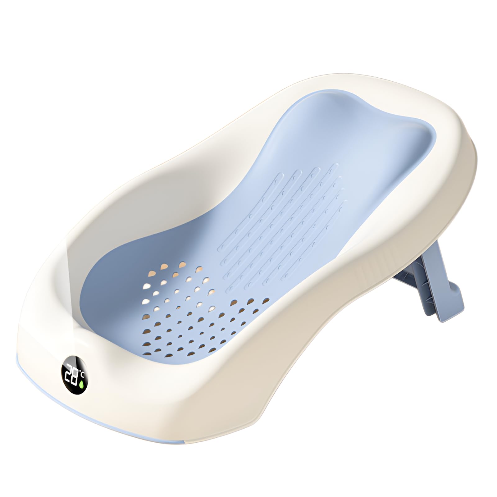 【ベビーバスマット】赤ちゃん用仿生護脊設計の浴架、防滑安全設計で安心【リッチェル お風呂マット】