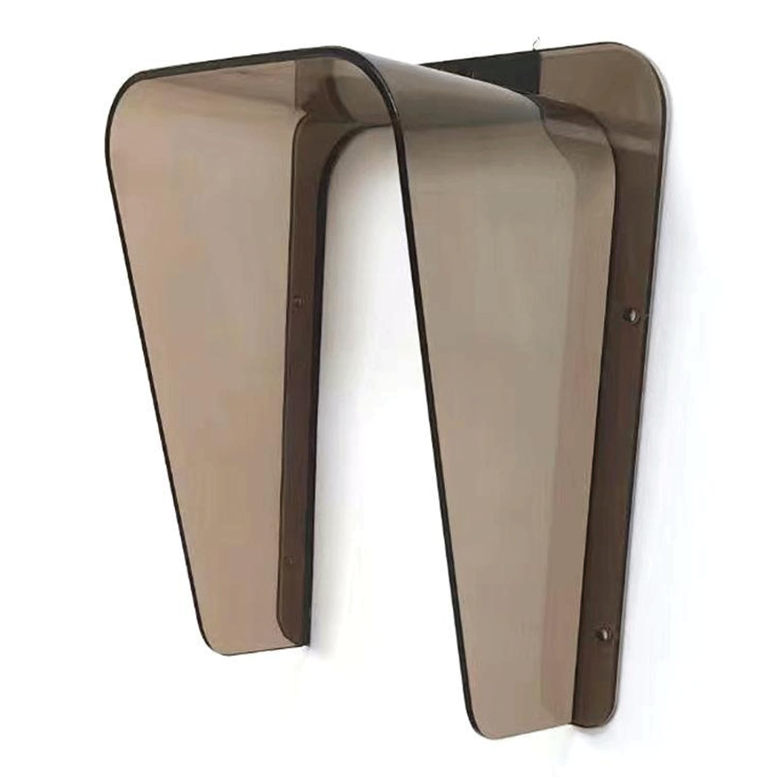 インターホン ワイヤレスドアホン レインカバー 防雨カバー プラスチックの入り口 取り付け不要 簡単設置 (ブラウン)