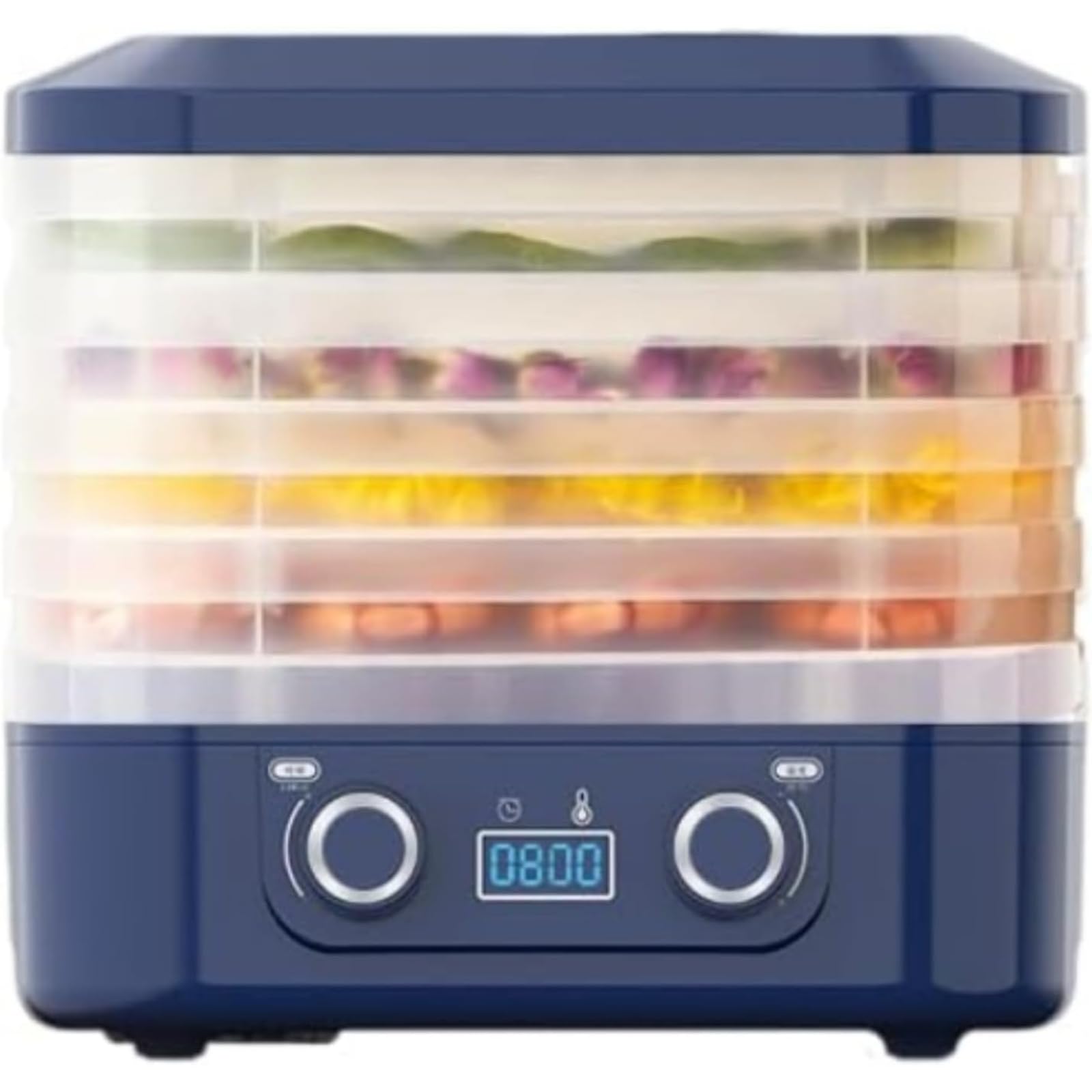 ペット フード ドライヤー タイマーが付いている乾燥したフルーツ食糧野菜 電気食糧脱水器 ペット ジャ..