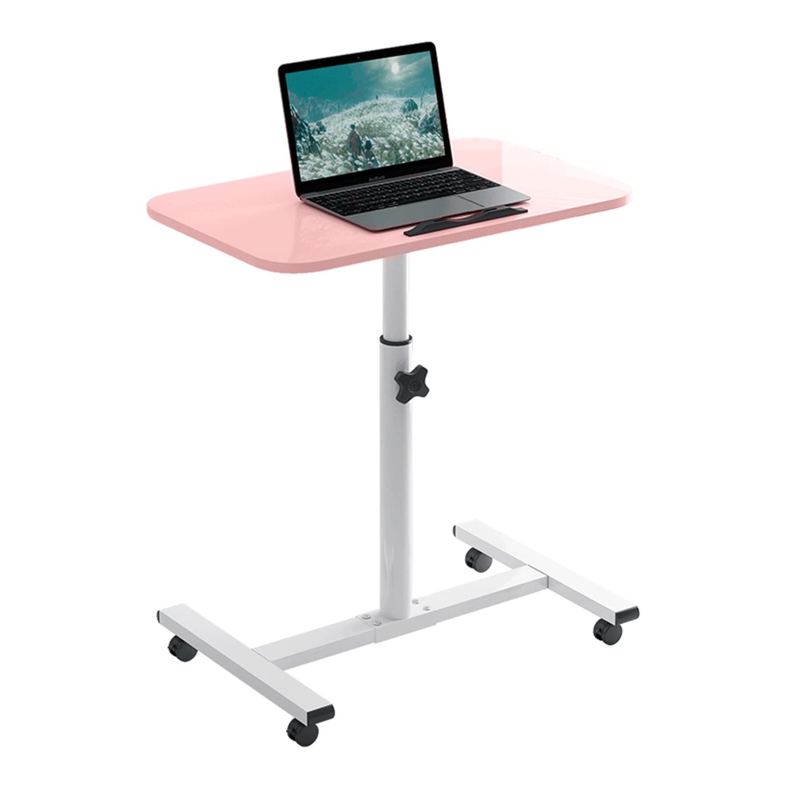 サイドテーブル 昇降式サイドテーブル ノートパソコンスタンドデスク サイドシェルフ パソコンデスク ..