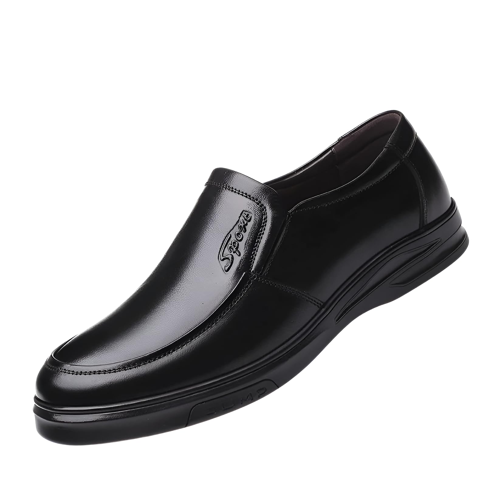 メンズ レザー サンダル 超軽量 通勤快適 本革製 夏のビジネスシューズ 中高年向け 消臭インソール 衝撃吸収 オフィスカジュアル 全天候対応 足なじみ高