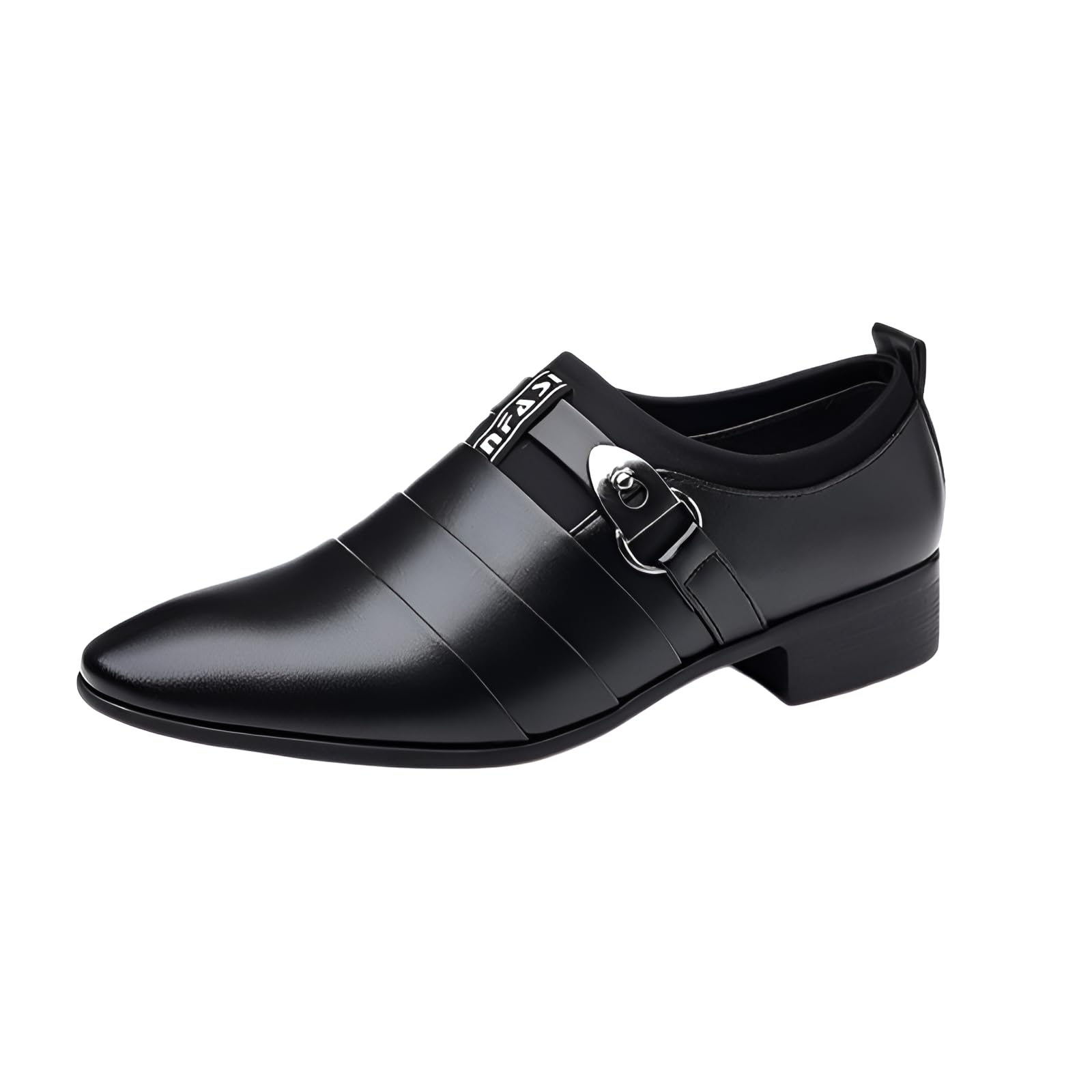 大サイズ シューズ メンズ 尖頭 ビジネスシューズ 韓国風 カジュアル 【合成皮革 快適】 通年着用可 青..