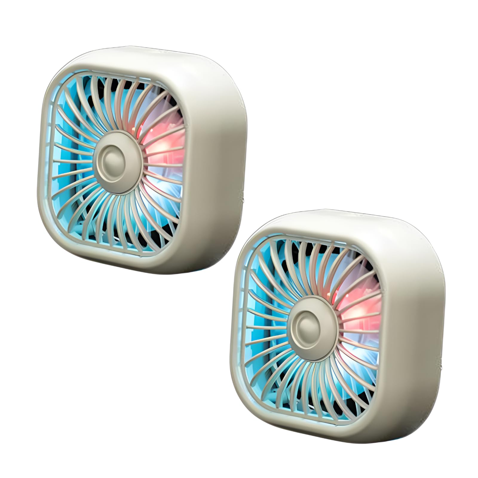 【2025新登場強化】USB車載扇風機 車載エアコン送風口用ファン【究極冷却 強風量 】エアコン 吹き出し口 低騒音 7枚羽根 LEDライト付き 3段階風量調節 小型 大風量 超省エネ 角度調節可能 幅広い車種に対応 蒸れ解消 夏対応