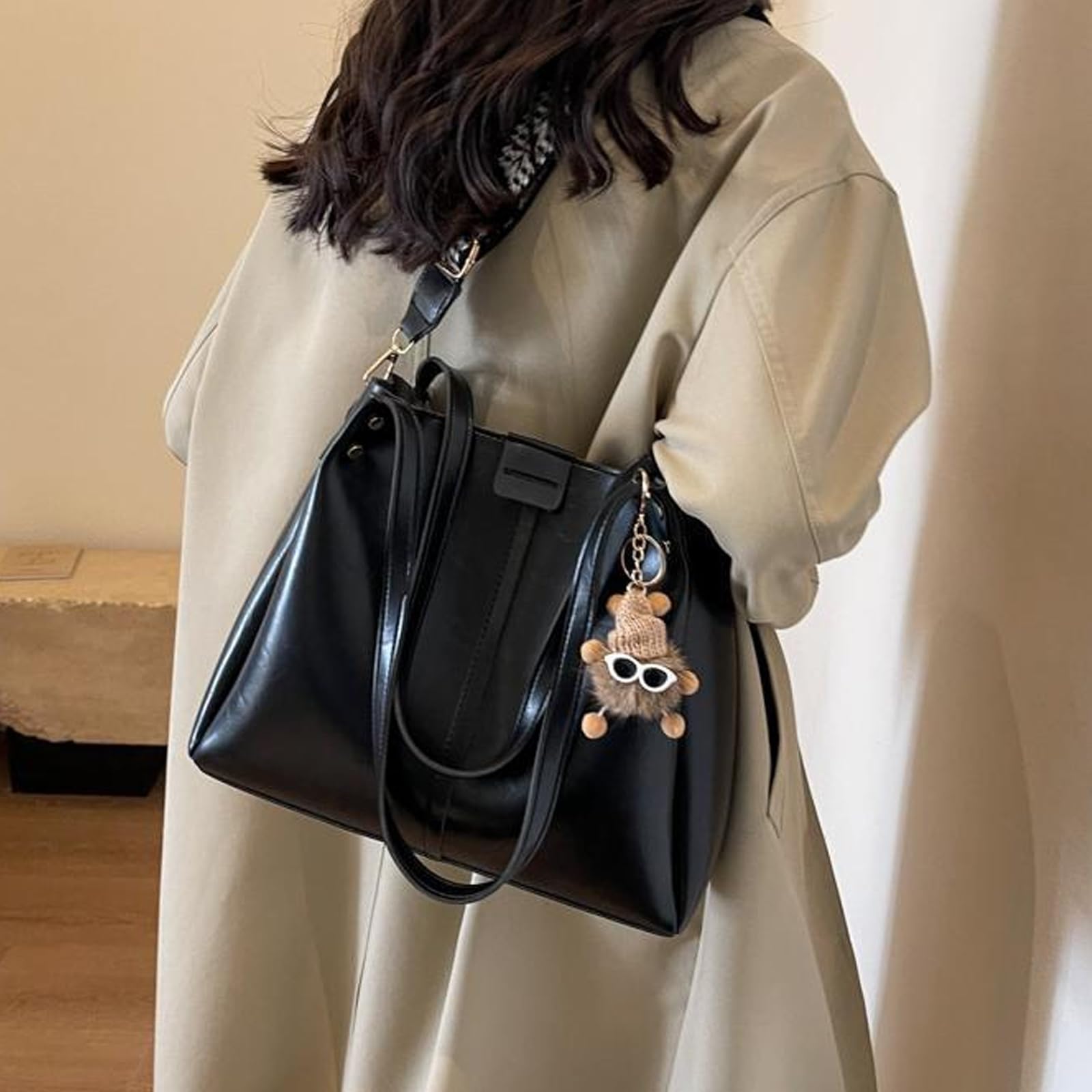 レディース トートバッグ 斜めがけ レトロ 大容量 ショルダーバッグ 通勤 おしゃれ バッグ puレザー 女性用 ファッション