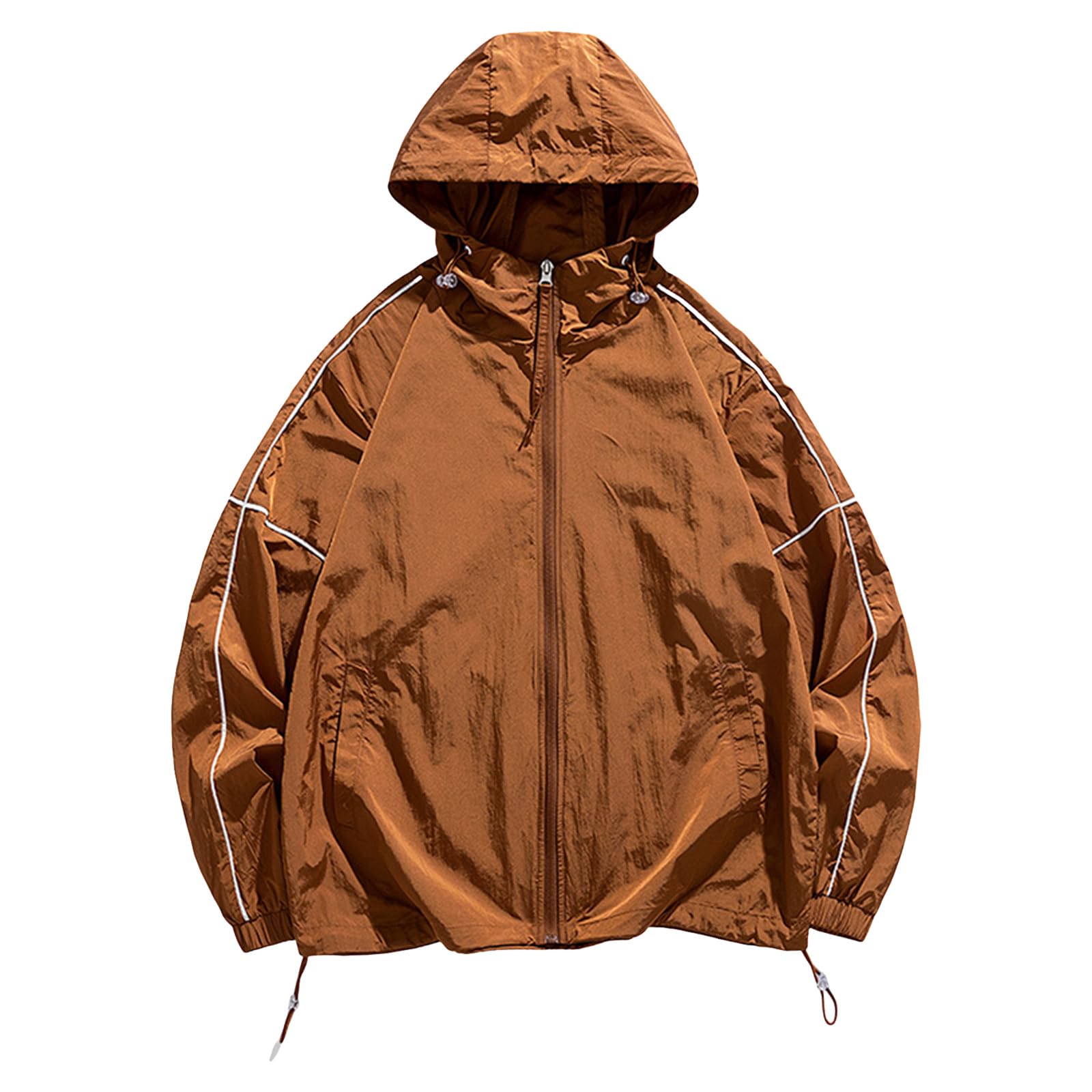 ウィンドブレーカー メンズ 大きいサイズ ラッシュガード 長袖 フード 夏 アウター カジュアル 薄手 通..
