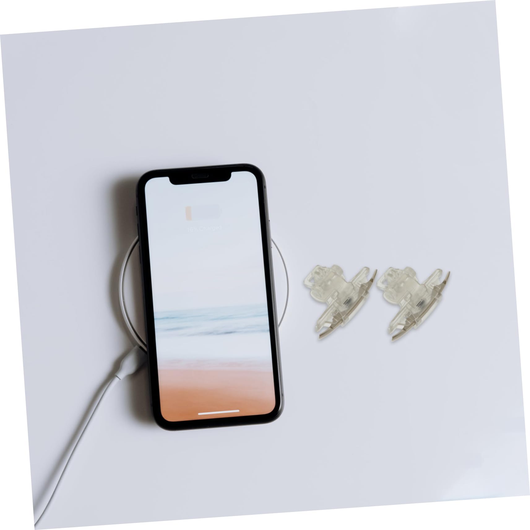 楽天月影屋1 ペア モバイルゲームコントローラー スマホゲームコントローラー ガティロス・パラ・セルラー モバイルトリガー ハンドル 引き金 Transparent プラスチック