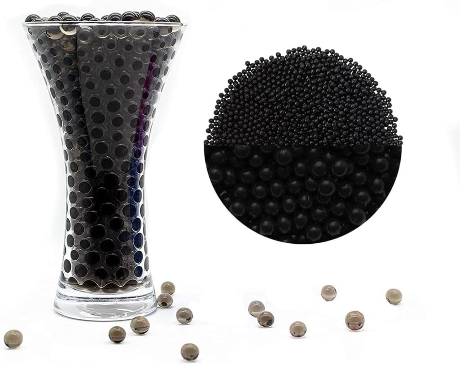 ウォータービーズ50000ミックス非毒性ジェルウォータービーズ、キャンドル用花瓶フィラー、花瓶用ゼリ..