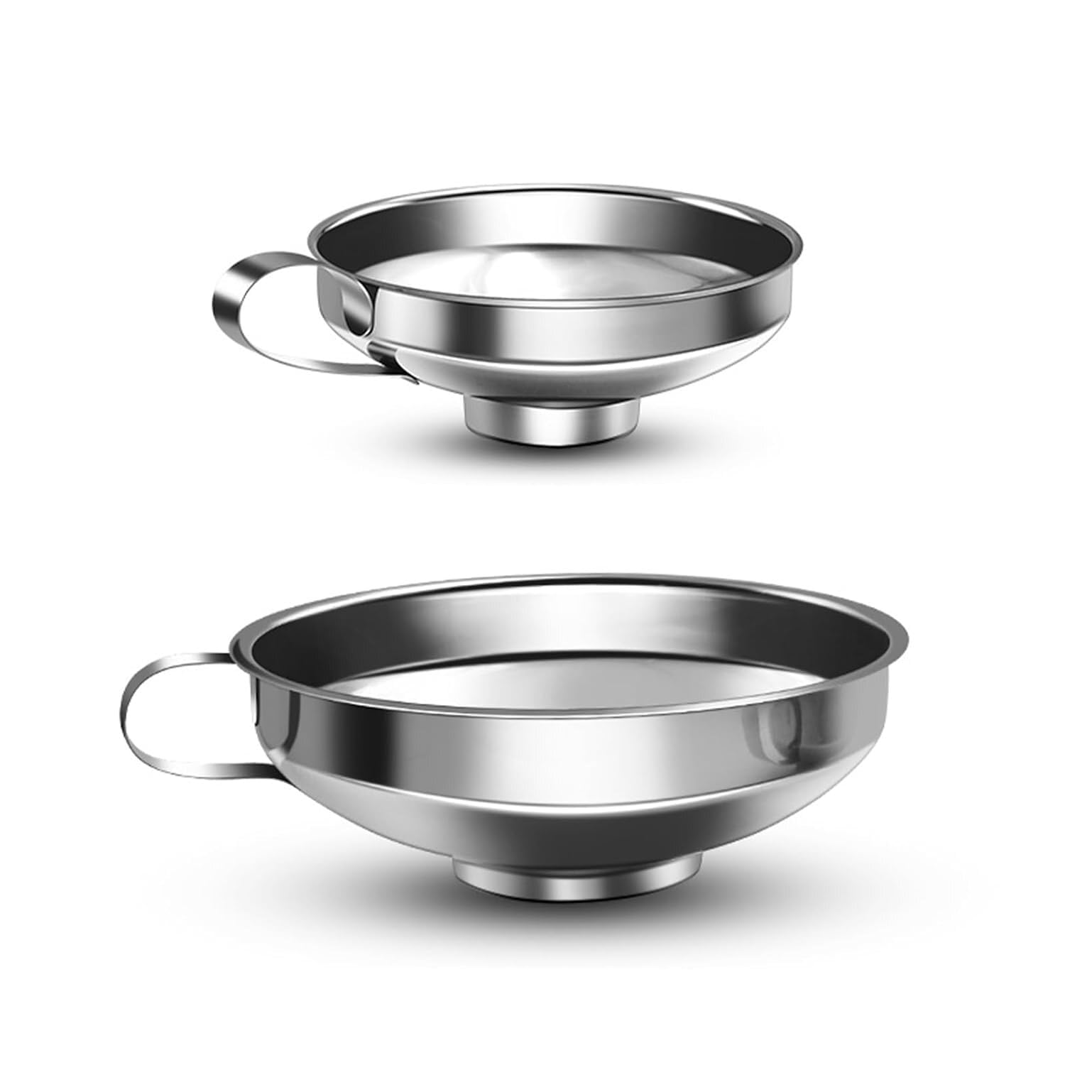 ロート業務用ジャムホッパー2個穀物用ステンレスホッパー大口径ホッパー（穀物用小2個＋大）