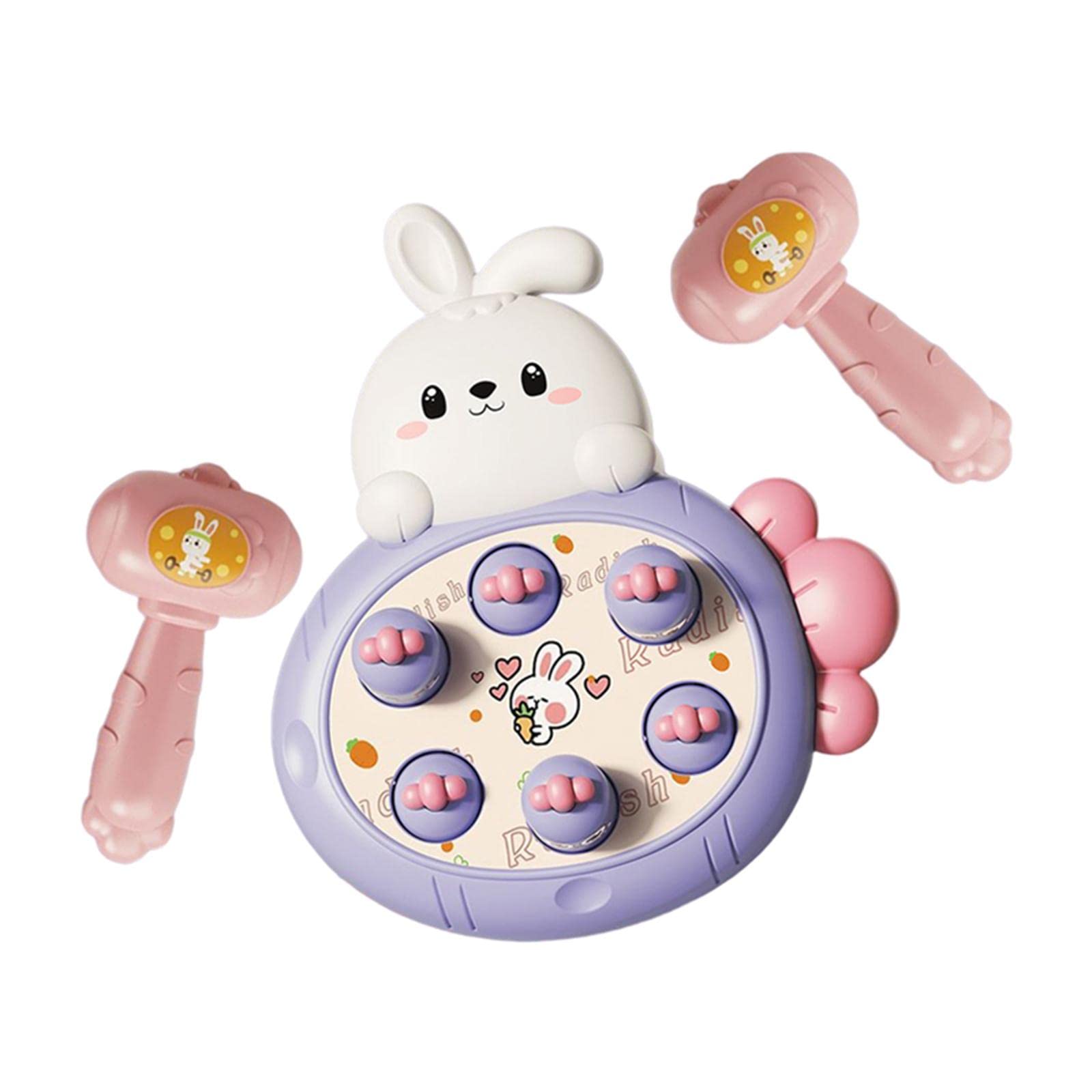 槌で叩くおもちゃ、マレット吸盤付き、モンテッソーリクリエイティブインタラクティブニンジンゲーム、..