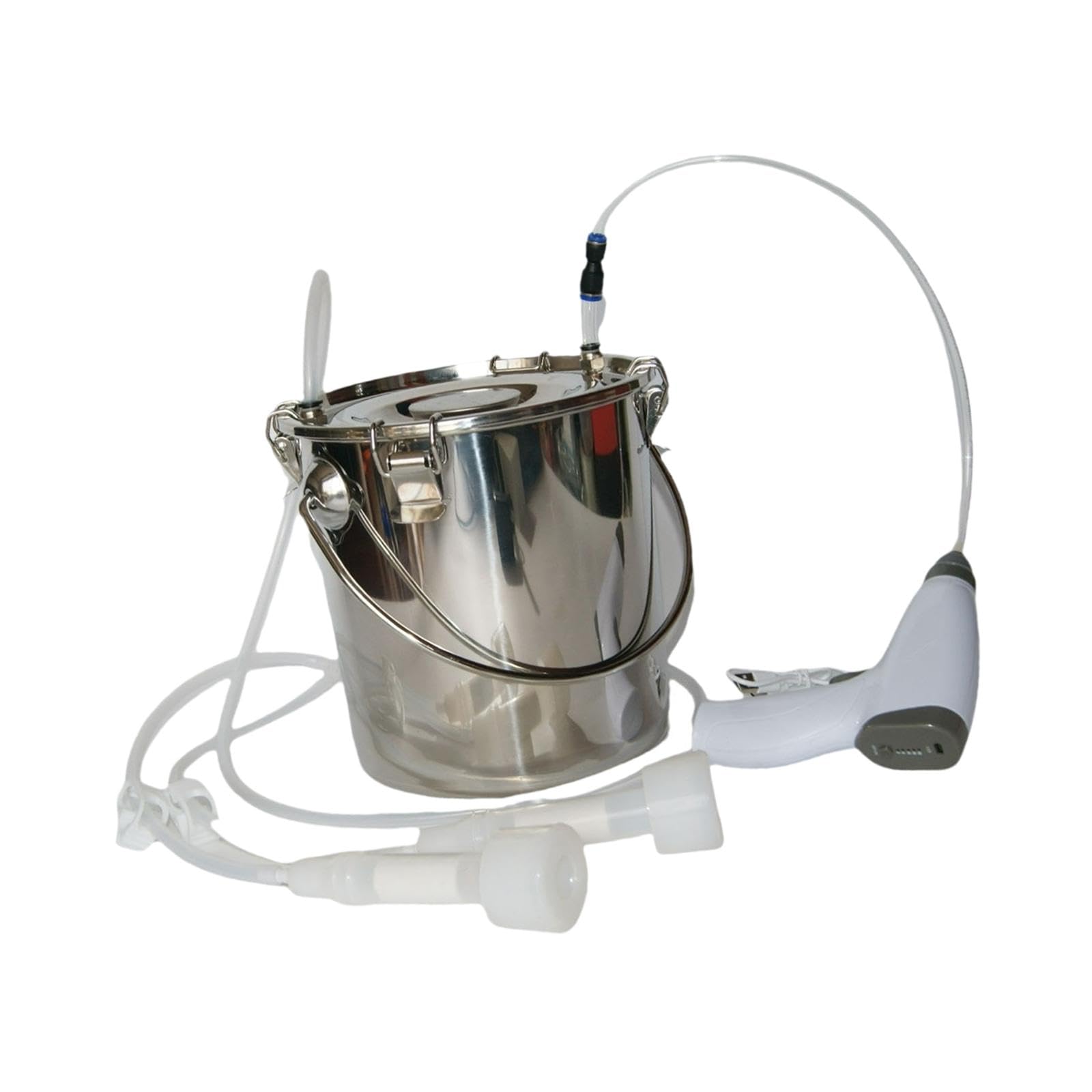 5Lヤギ電気搾乳機電気搾乳器搾乳用品リヴストック搾乳機効率的な軽量シルバー