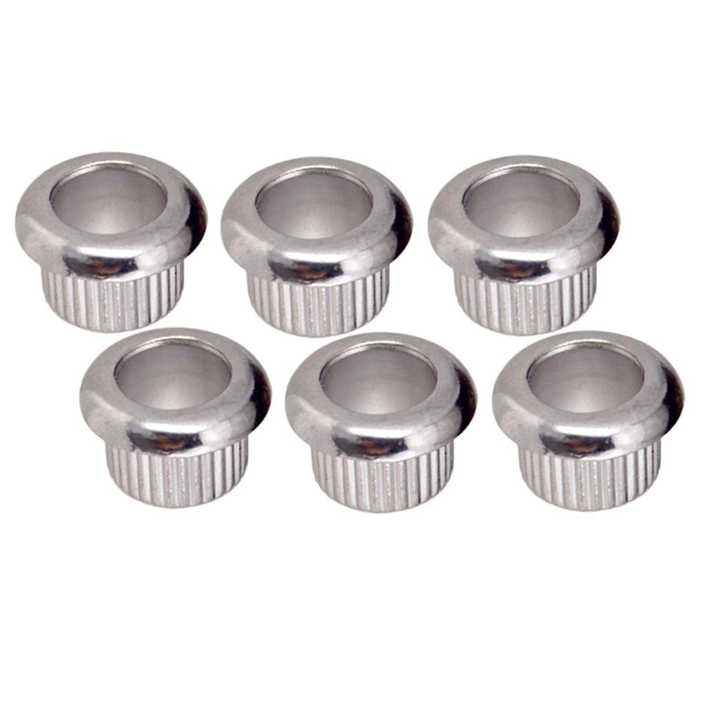 6個 ギターチューナー 変換ブッシング チューニングペグ 変換ブッシュ LP EPIエレキギター用 全3色 - ..