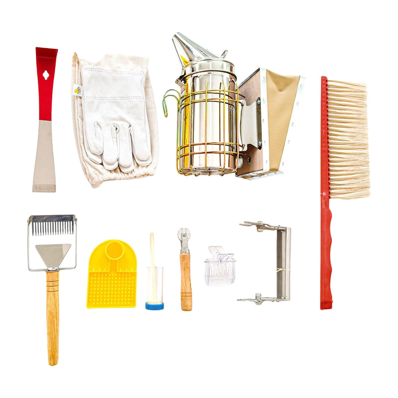 10 個 養蜂家のための蜂の巣スターターキットフレームホルダーアクセサリー必要な養蜂ツールと用品庭庭..