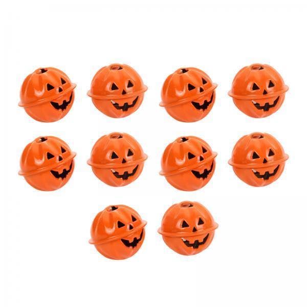 5x パンプキンベル、ハロウィーンベル、ゴーストスカルベル、ジュエリー発見用のカボチャの形をしたベル