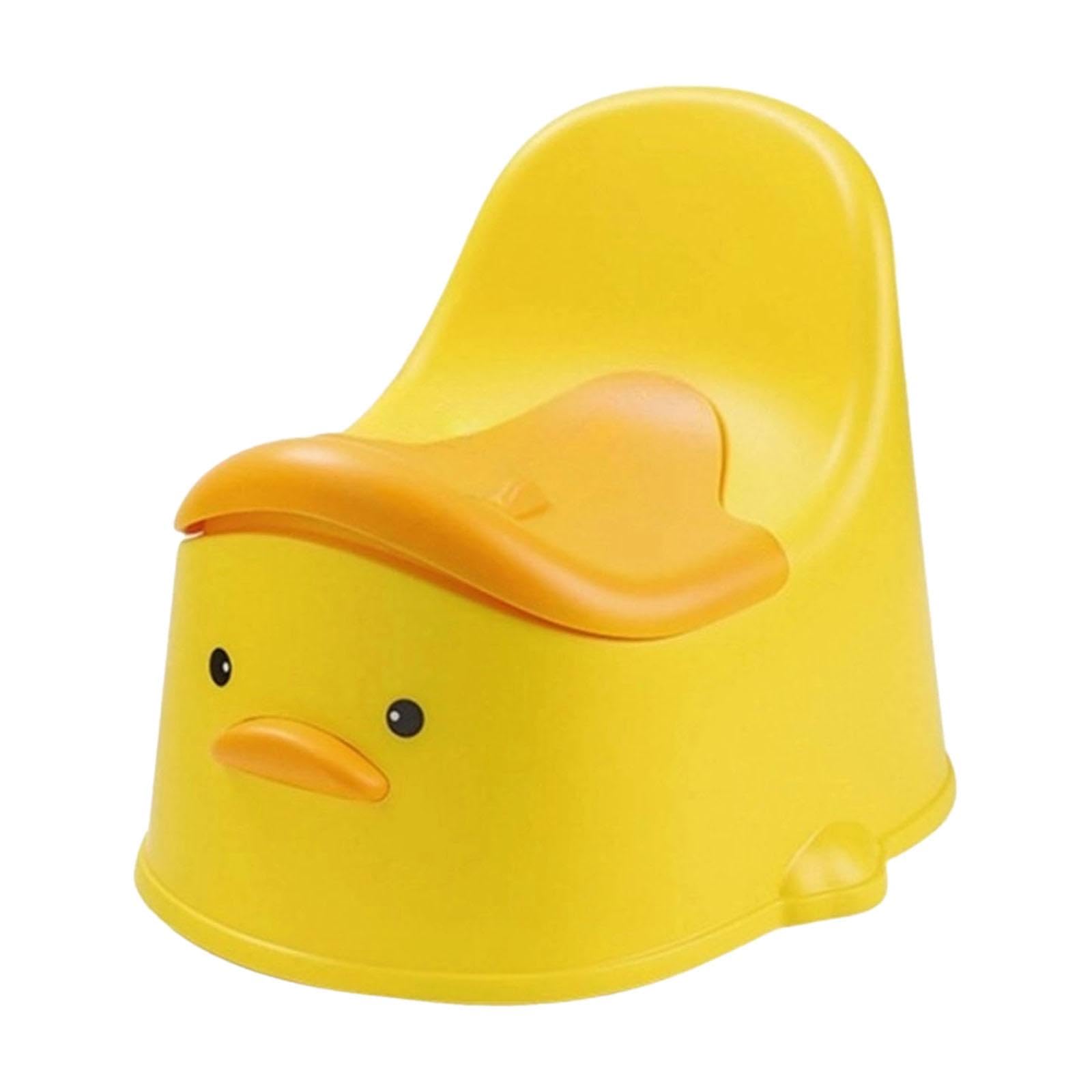 ベビートイレ トイレトレーニング 移行用トイレシート 簡単お掃除 リアルなトイレ 取り外し可能なトイレタンク 幼児期用, 黄色