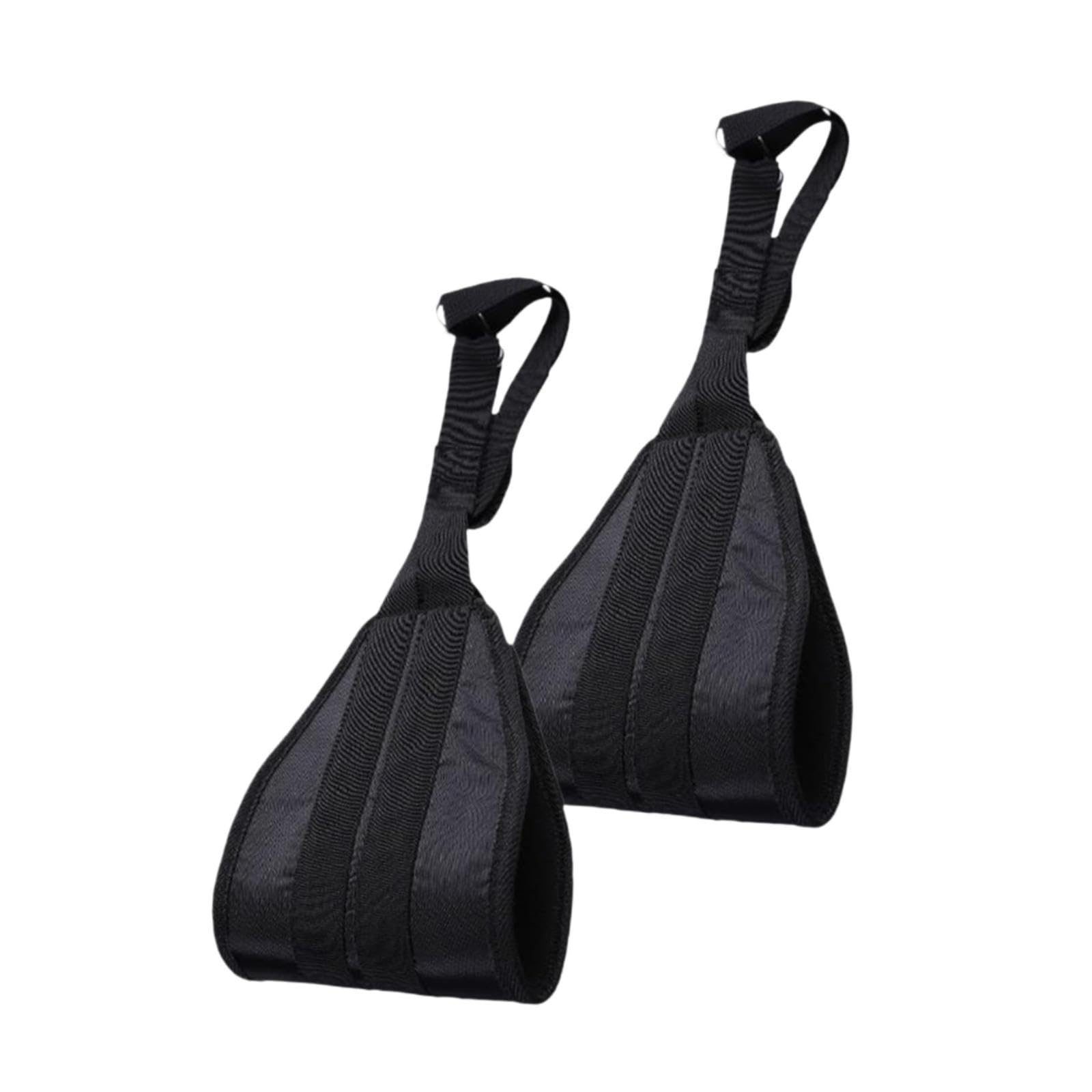 2 個 吊り下げ式腹筋ストラップ 吊り下げ式ベルト 腹筋トレーニングベルト フィットネス用ストラップ