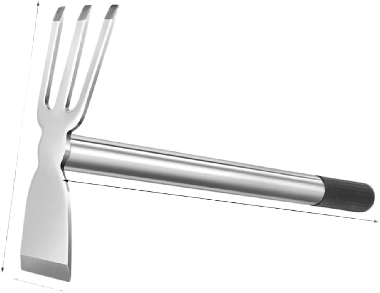 片手鍬 39cm くまで 両用 三本鍬 草削鍬 土起こし器 片手鋤 土寄せ 草削り 掘り 園芸用 農具 平鍬 鍬レ..