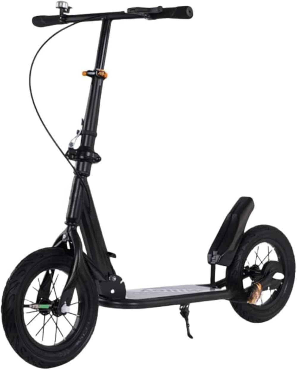 キックボード キックスクーター 折りたたみ式 ディスクハンドブレーキとエクストラワイドホイールを備..