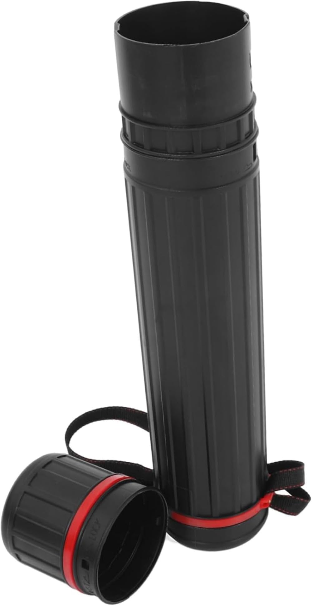 調節可能なポスターチューブ プラスチック 拡張可能なポスター矢筒ケース 伸縮式アートポスター 矢印ホ..