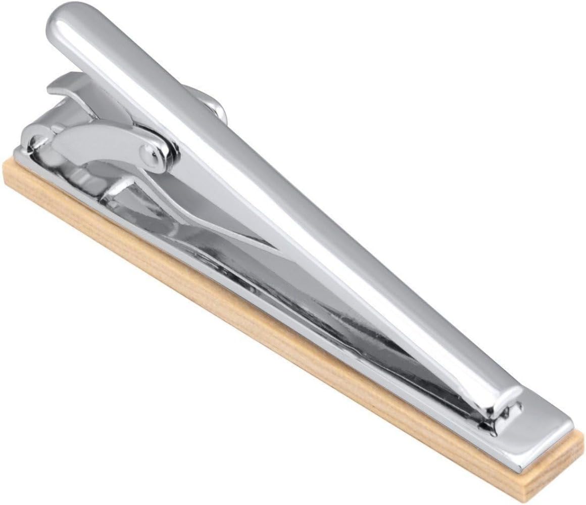 木製ネクタイクリップ ネクタイクリップ 木製ネクタイピン 男性用ナチュラル タイバー ファッション ネクタイスライド 結婚記念日 ビジネス用 ギフト 3個 [並行輸入品]