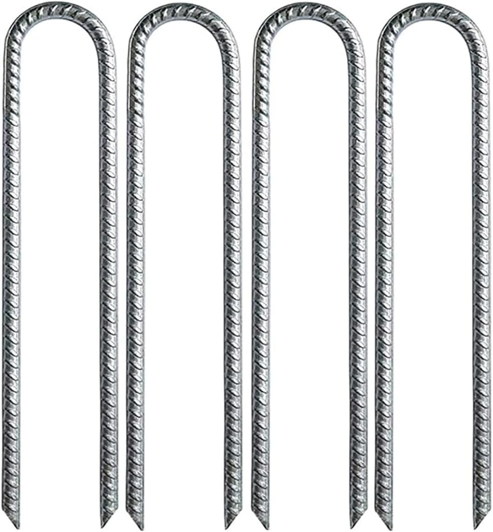 U字型 固定ピン Uピン杭 おさえピン U字型ピン 押さえピン コ型ピン 農業用ネット キャンプ テントペグ..