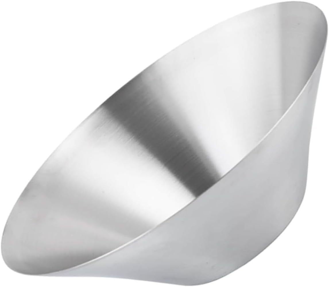 ステンレススチール製 ラーメンボウル サラダボウル デザートボウル 食品保存容器 シルバーカラー 22.5..