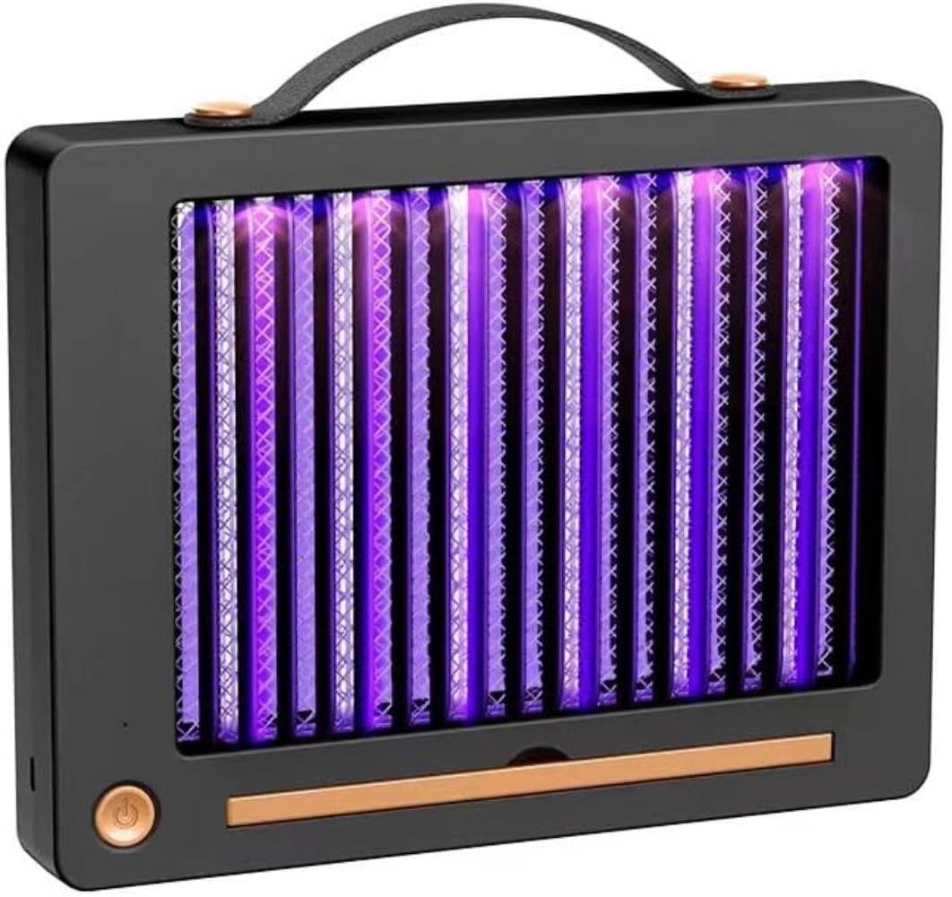 【強力に殺虫 電撃殺虫機】電撃殺虫器 コバエ取り 殺虫灯 蚊取り 害虫駆除 蚊 ダニ取り コバエ退治 無害 家庭用 薬剤不用 感電防止 360°LED誘虫灯 2000mAh 吊り下げ式＆据え置き式 捕虫器 誘虫灯 蚊よけ ハエとり器 電気 虫 蚊 蛾 対策 台所/寝室/居間