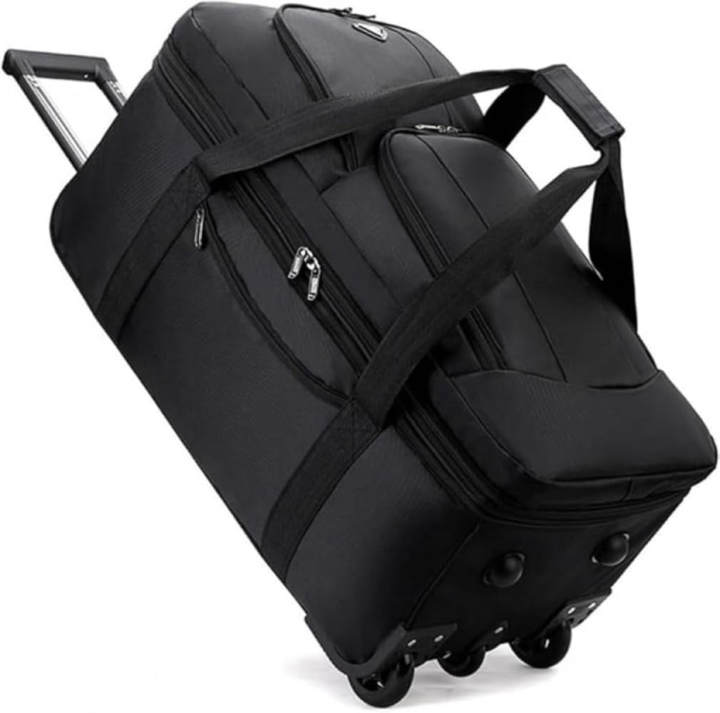 ボストンキャリー大容量 130L男女兼用防水折りたたみトラベルスーツケース合宿・出張・旅行に最適